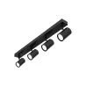 Kinkiet GU10 LED Richi ruchomy x4 czarny-5904703028635
