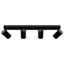 Kinkiet GU10 LED Richi ruchomy x4 czarny-5904703028635