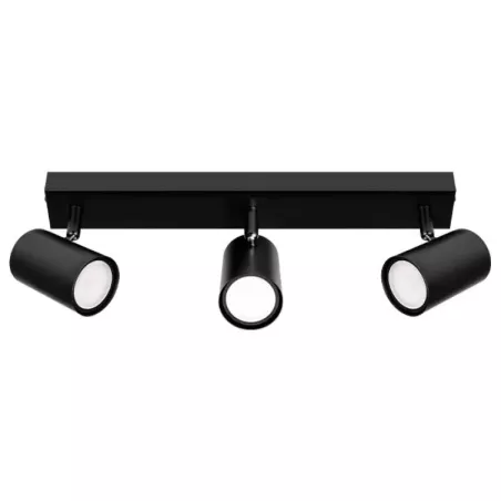 Kinkiet GU10 LED Richi ruchomy x3 czarny-5904703028611