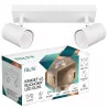 Lampa sufitowa HALOGENOWA kinkiet OPRAWA LED reflektor SPOT 2x GU10-5904703028604