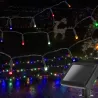 Łańcuch solarny girlanda LED 100 kolorowych lampek długość 10mb - 8433325208806