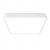 LAMPA SUFITOWA LED PLAFON WISZĄCA BIAŁA KWADRAT 60CM PILOT 3 KOLORY MODERN-5903002035337