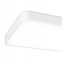 LAMPA SUFITOWA LED PLAFON WISZĄCA BIAŁA KWADRAT 60CM PILOT 3 KOLORY MODERN-5903002035337