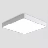 LAMPA SUFITOWA LED PLAFON WISZĄCA BIAŁA KWADRAT 60CM PILOT 3 KOLORY MODERN-5903002035337