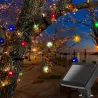 Łańcuch solarny girlanda LED 100 kolorowych lampek długość 10mb - 8433325208806