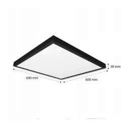 Panel LED 60W kaseton lampa plafon 60x60 natynkowy-5908263381681