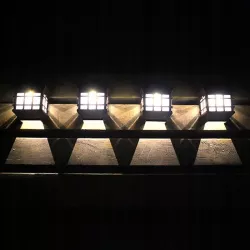 Lampa solarna wbijana Masterled czarny 11,5 cm 1 szt.-5903002033449