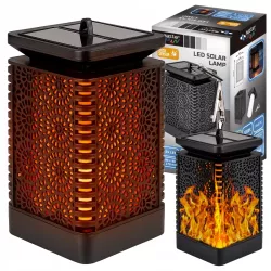 LAMPION lampa LED wisząca SOLARNA latarenka znicz ogrodowa na taras-5903002031711