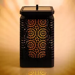 LAMPION lampa LED wisząca SOLARNA latarenka znicz ogrodowa na taras-5903002031711