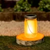 Lampion Ogrodowy LED Lampa Solarna Dekoracyjna Słoik 13cm Czujnik Zmierzchu-5903002033494