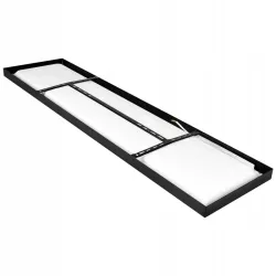 Panel LED Lampa Sufitowa Plafon Natynkowy 60W 120x30cm 6600lm czarny-5904703002376