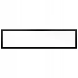 Panel LED Lampa Sufitowa Plafon Natynkowy 60W 120x30cm 6600lm czarny-5904703002376