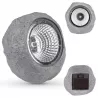 Lampa LED ogrodowa solarna kamień 8,5cm zewnętrzna-5904703014157