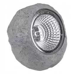 Lampa LED ogrodowa solarna kamień 8,5cm zewnętrzna-5904703014157