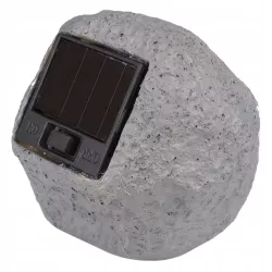 Lampa LED ogrodowa solarna kamień 8,5cm zewnętrzna-5904703014157