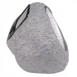 Lampa LED ogrodowa solarna kamień 8,5cm zewnętrzna-5904703014157