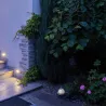 Lampa LED ogrodowa solarna kamień 8,5cm zewnętrzna-5904703014157