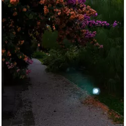 Lampa LED ogrodowa solarna kamień 8,5cm zewnętrzna-5904703014157
