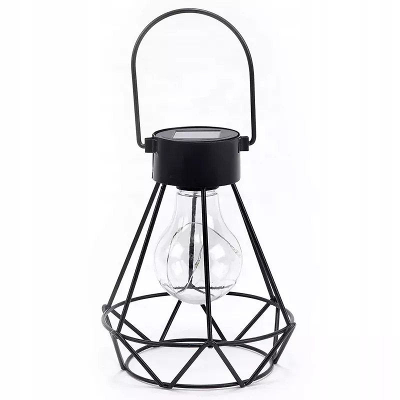LAMPA SOLARNA OGRODOWA LED LATARENKA DIAMENT WISZĄCA LAMPION-5904703014225
