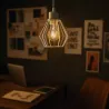 Lampa sufitowa wisząca żyrandol LED E27 oprawa LOFT BRYLANT biała-5904703000020