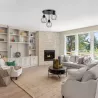 Lampa sufitowa wisząca kinkiet żyrandol 3x E27 oprawa LOFT czarna-5904703010449