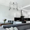 Lampa sufitowa wisząca żyrandol LED 5xE27 oprawa LOFT PAJĄK-5904703010166