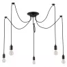 Lampa sufitowa wisząca żyrandol LED 5xE27 oprawa LOFT PAJĄK-5904703010623