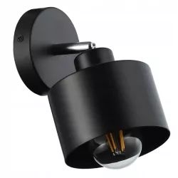 Kinkiet ścienny lampa wewnętrzna ruchomy E27 ścienna LED czarny-5904703010241