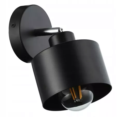 Kinkiet ścienny lampa wewnętrzna ruchomy E27 ścienna LED czarny-5904703010241