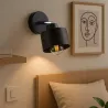 Kinkiet ścienny lampa wewnętrzna ruchomy E27 ścienna LED czarny-5904703010241