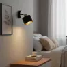 Kinkiet ścienny lampa wewnętrzna ruchomy E27 ścienna LED czarny-5904703010241
