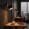 Kinkiet ścienny lampa wewnętrzna ruchomy E27 ścienna LED czarny-5904703010241