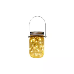 Lampa LED solarna dekoracyjna słoik z drucikiem led - 5908263387393