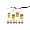 Lampa LED solarna dekoracyjna słoik z drucikiem led - 5908263387393