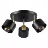 Lampa sufitowa led kinkiet wisząca żyrandol 3x E27 oprawa LOFT czarna-5904703010784