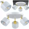 Lampa sufitowa LED kinkiet wisząca żyrandol LED 3x E27 oprawa LOFT biały-5904703010760