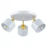 Lampa sufitowa LED kinkiet wisząca żyrandol LED 3x E27 oprawa LOFT biały-5904703010760