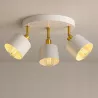 Lampa sufitowa LED kinkiet wisząca żyrandol LED 3x E27 oprawa LOFT biały-5904703010760