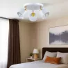 Lampa sufitowa LED kinkiet wisząca żyrandol LED 3x E27 oprawa LOFT biały-5904703010760