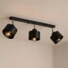 LAMPA WISZĄCA SUFITOWA ruchoma kinkiet 3x E27 LED ŻYRANDOL LOFT czarna-5904703010340