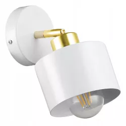 Kinkiet ścienny lampa wewnętrzna ruchomy E27 ścienna LED biały-5904703010661