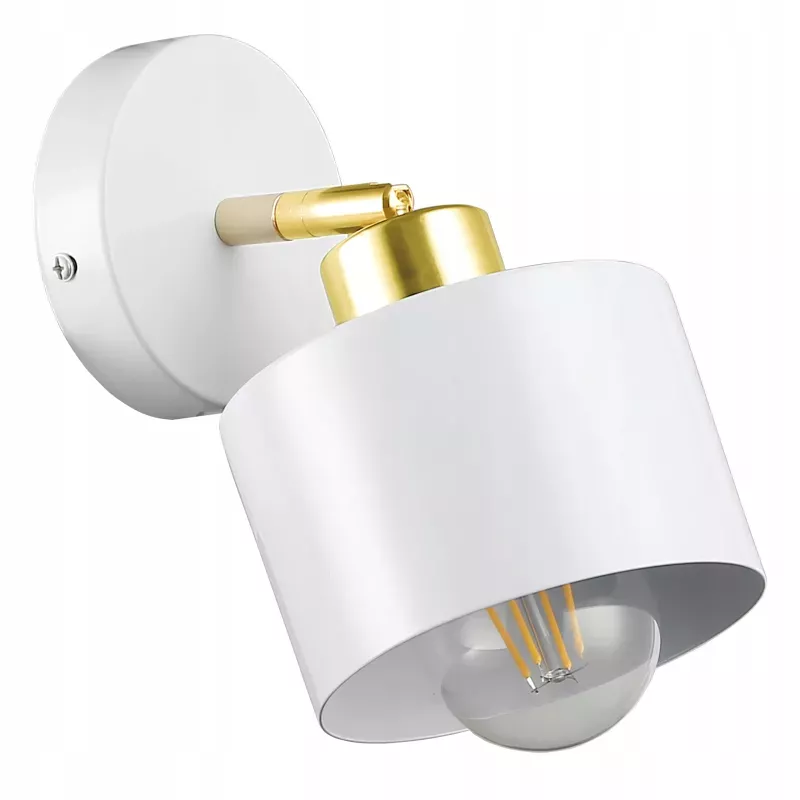 Kinkiet ścienny lampa wewnętrzna ruchomy E27 ścienna LED biały-5904703010661