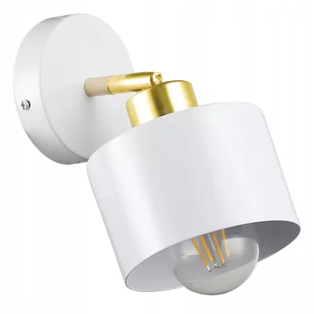 Kinkiet ścienny lampa wewnętrzna ruchomy E27 ścienna LED biały-5904703010661