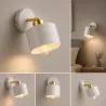 Kinkiet ścienny lampa wewnętrzna ruchomy E27 ścienna LED biały-5904703010661