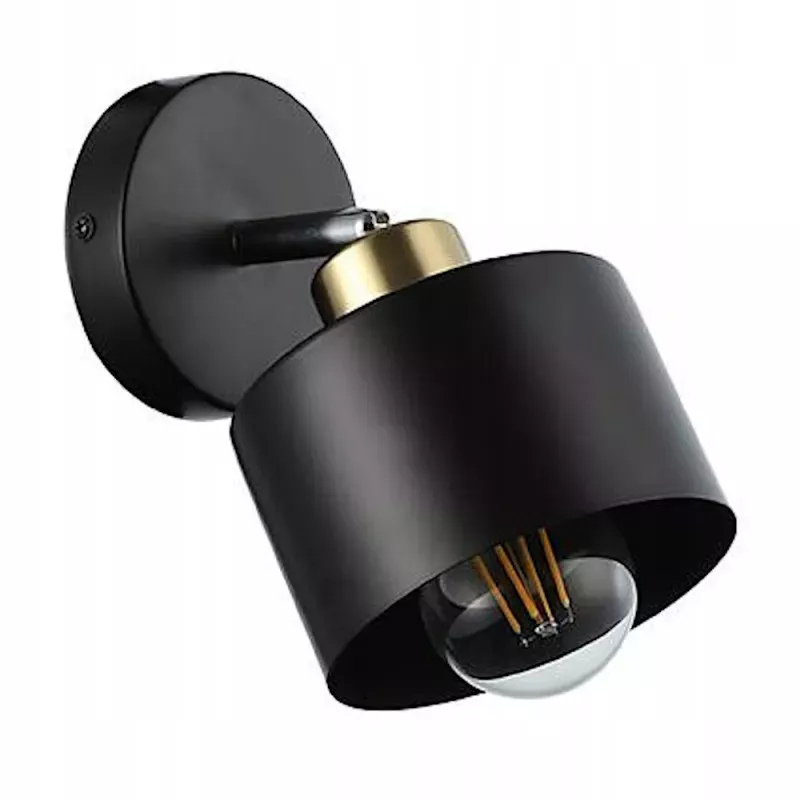 REGULOWANY KINKIET LED ELZA LVT 35W CZARNY MIEDZIANY STAL-5904703010630