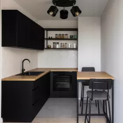 Lampa sufitowa wisząca kinkiet żyrandol 3x E27 oprawa LOFT czarna-5904703010777