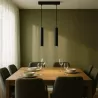 LAMPA WISZĄCA LED 1m SUFITOWA ŻYRANDOL 2x GU10 LOFT NOWOCZESNA TUBA-5904703010456