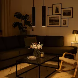 LAMPA WISZĄCA LED 1m SUFITOWA ŻYRANDOL 2x GU10 LOFT NOWOCZESNA TUBA-5904703010456