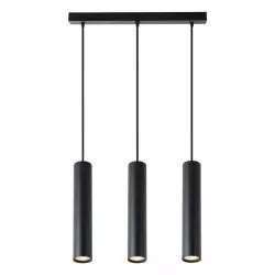 Lampa wisząca Keon 3 XGU10 KEON CZARNA LOFT TUBA-5904703010470