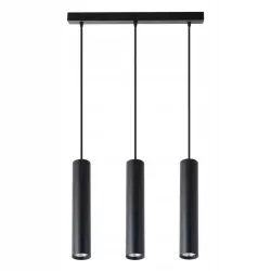Lampa wisząca Keon 3 XGU10 KEON CZARNA LOFT TUBA-5904703010470